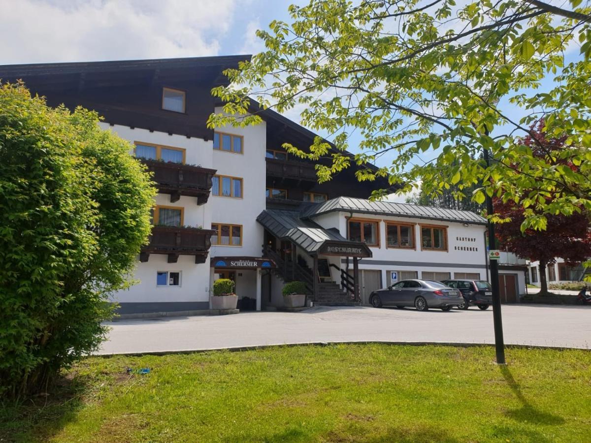 Gasthof Hotel Schermer バート・ヘーリング エクステリア 写真